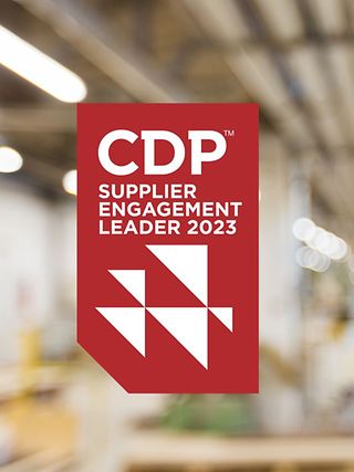 Companies awarded by CDP receive the Supplier Engagement Leader logo.